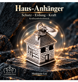 Silber/Männer Anhänger-Kraftsymbole Haus-Erdung-Schutz von deinem Zuhause
