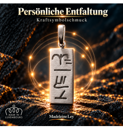 Männer Silber/Anhänger-Kraftsymbol Persönlichkeitsfördernd