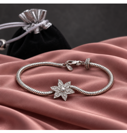 SILBERARMBAND RYMIA - LIEBE