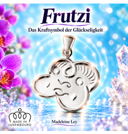 Silber/Anhänger-Kraftsymbol Frutzi - Sensitivität-Zielstrebigkeit-Selbstliebe