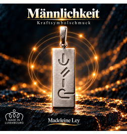 Männer Silber/Anhänger-Kraftsymbol-Männlichkeitsstärkend-Liebe-Sexualität