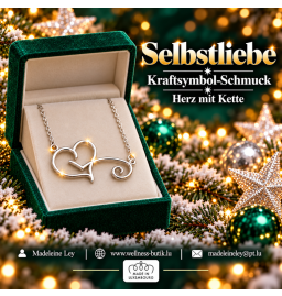 Silberkette mit Kraftsymbol der Selbstliebe